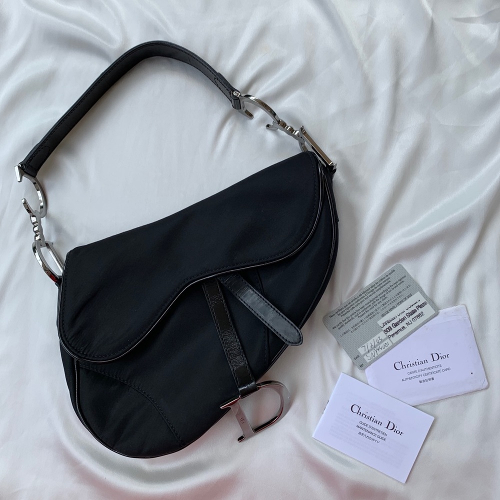 RARE Authentic Vintage Original Christian Dior Saddle Bag